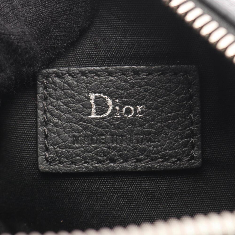 CHRISTIAN DIOR Black Leather Shoulder Bag - Picture 4 of 8